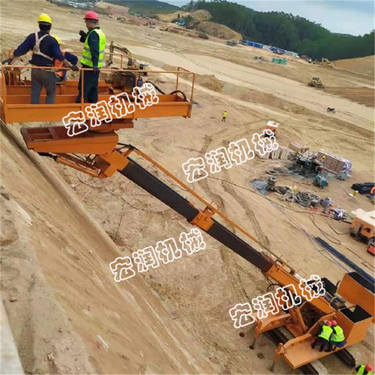 建筑工程專(zhuān)用護坡錨固鉆機，高邊坡鉆機
