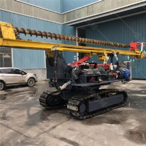 履帶光伏鉆孔機，光伏螺旋鉆孔機報價(jià)